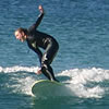 surfing girl